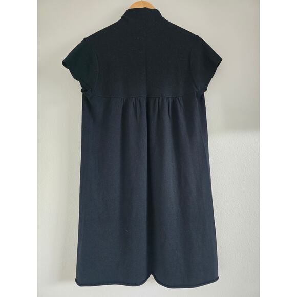 Eileen Fisher Silk Cashmere Open Front Long Cardigan Vest Black Size S Lagenlook - Picture 5 of 9